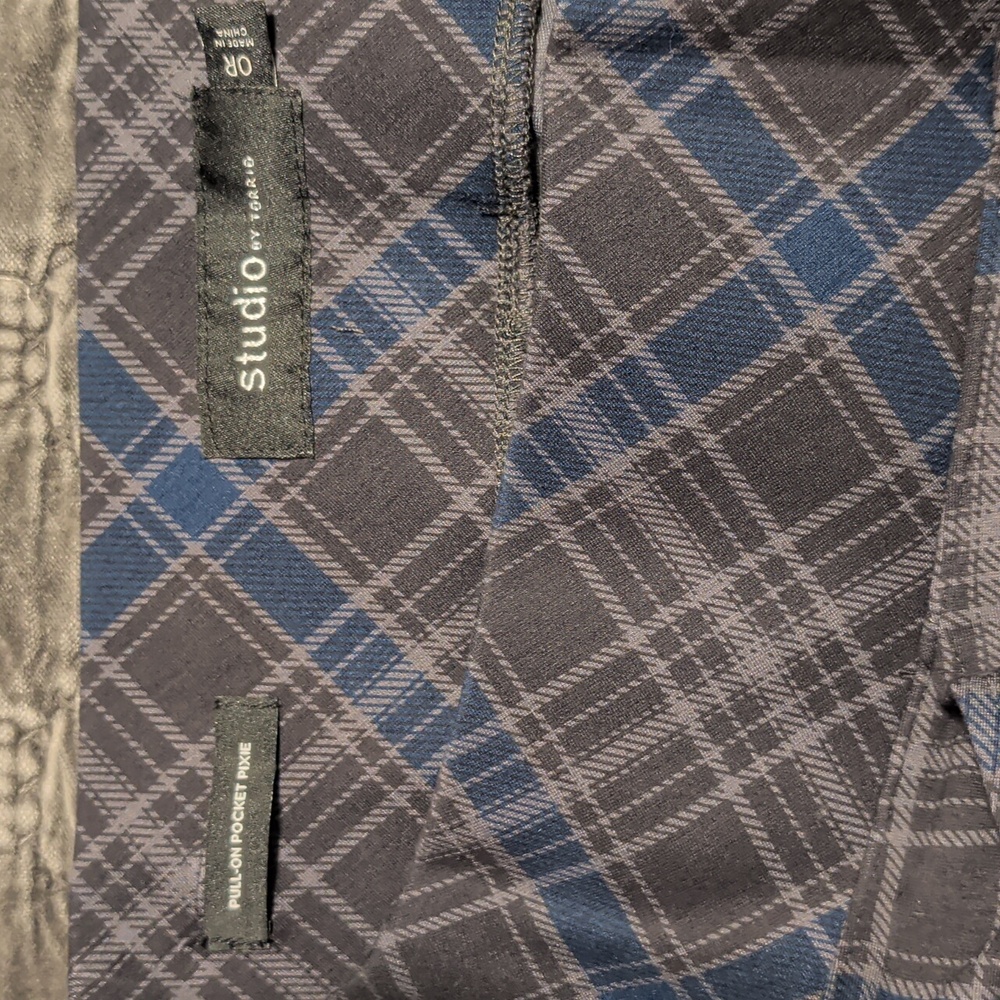 Torrid Pull-On Pocket Pixie Plaid Pants - image 3